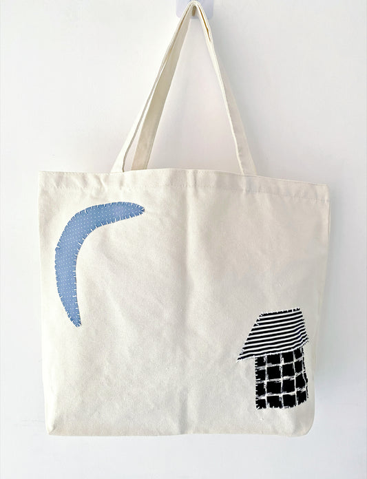 Fabric carry bag designed for everyday routines and flexible use