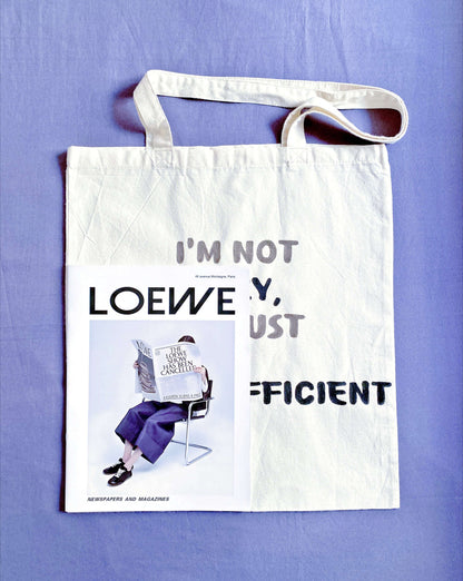 Slouchy unlined cotton shoulder bag that feels gentle against skin during long commutes.
