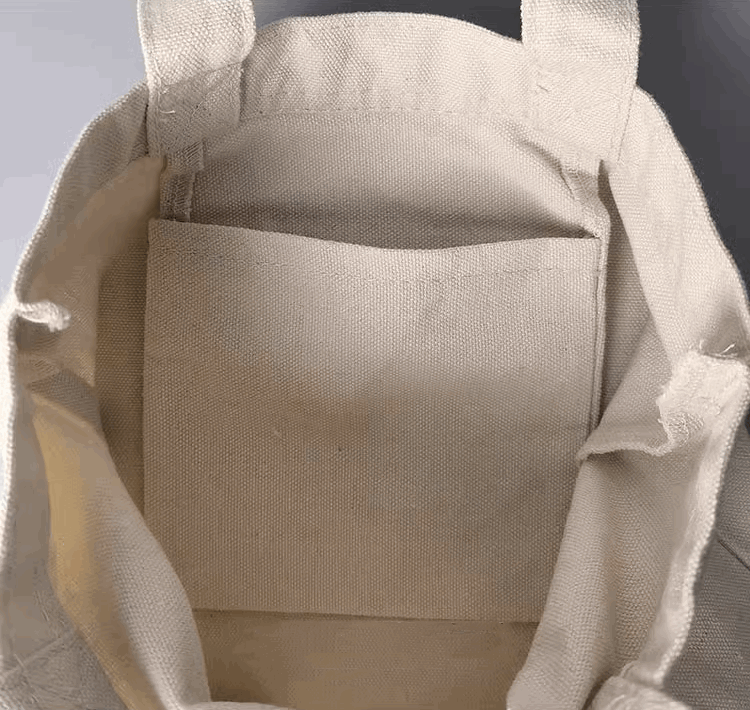 Canvas Carryall with Creative Patchwork