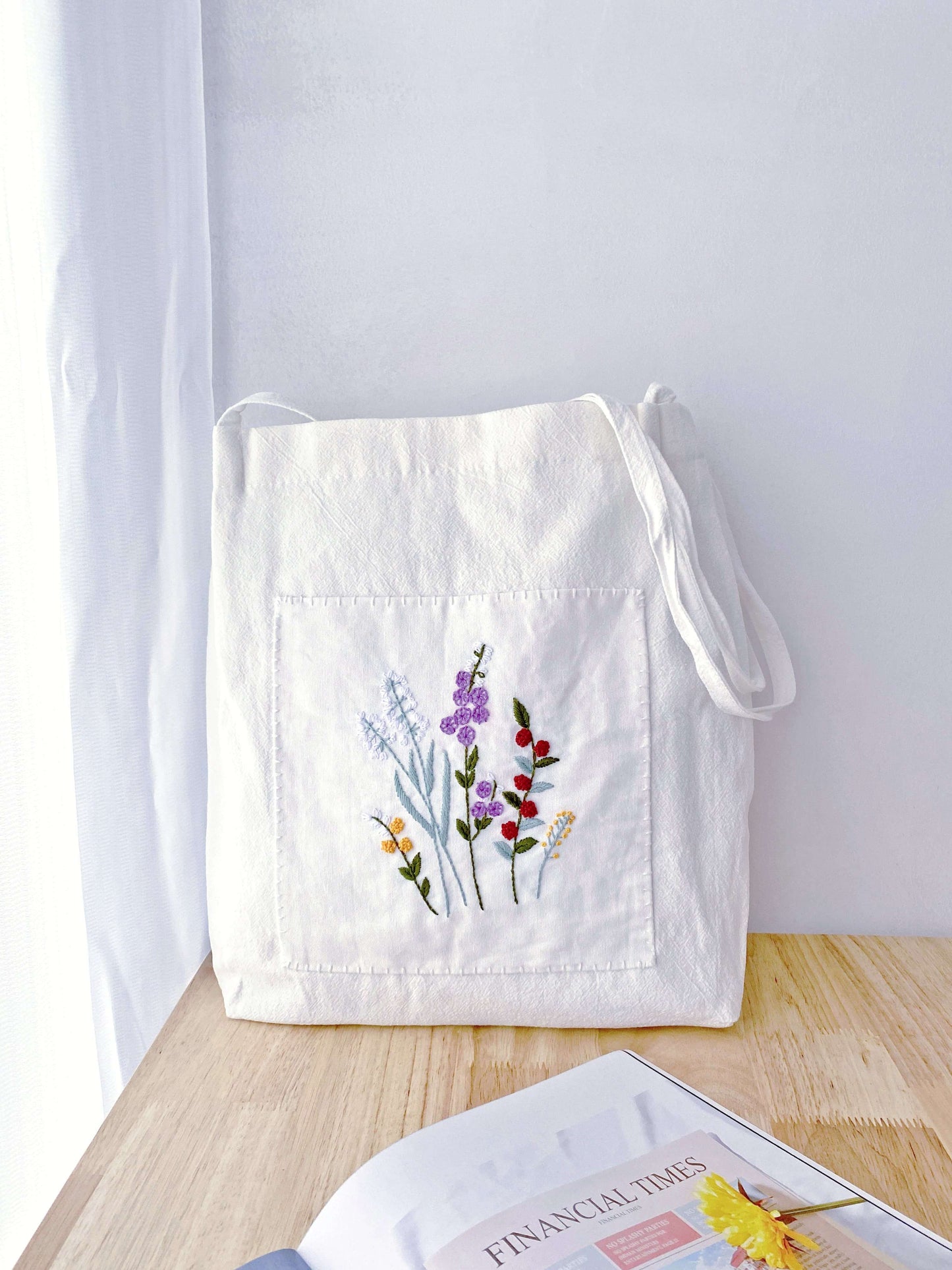 Many choose this embroidered piece as a meaningful "thinking of you" gift, as the time-intensive handwork speaks much louder than a standard store-bought accessory.