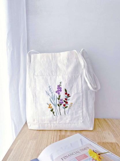 Many choose this embroidered piece as a meaningful "thinking of you" gift, as the time-intensive handwork speaks much louder than a standard store-bought accessory.