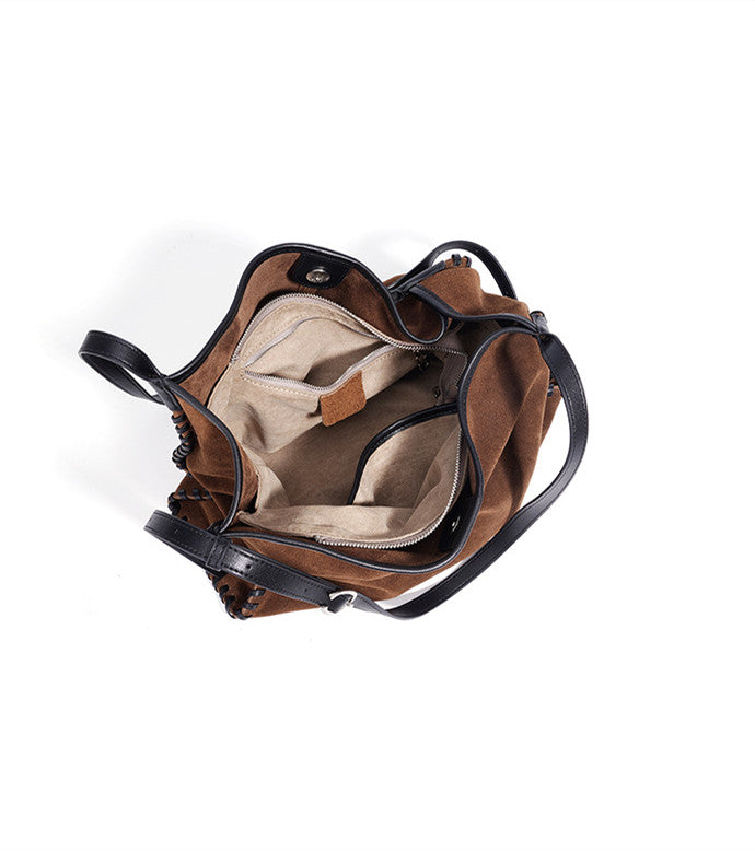 handmade soft leather tote crossbody design