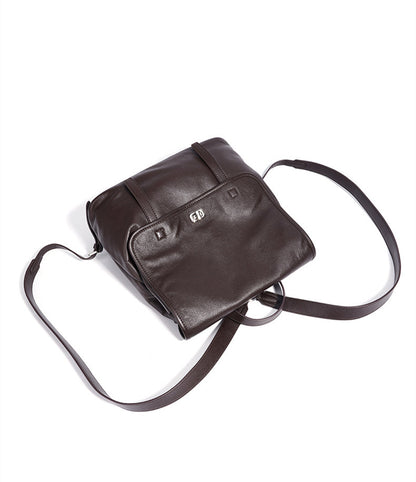 city chic women’s backpack made of real leather
