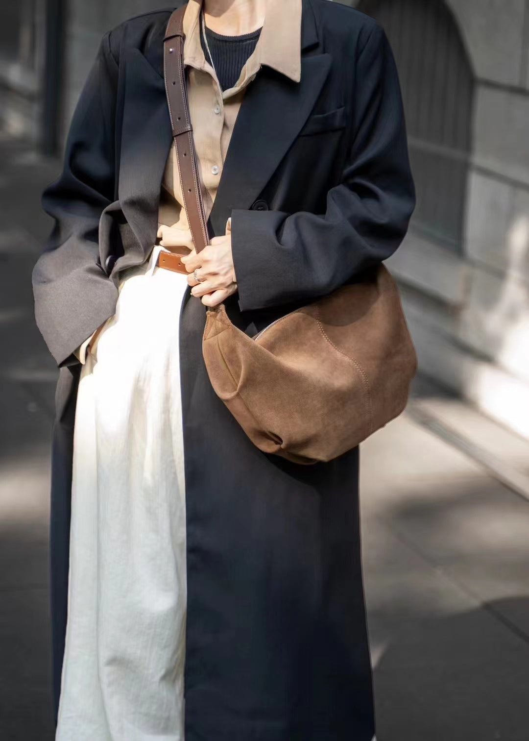 Sac à main croissant de lune pour femme