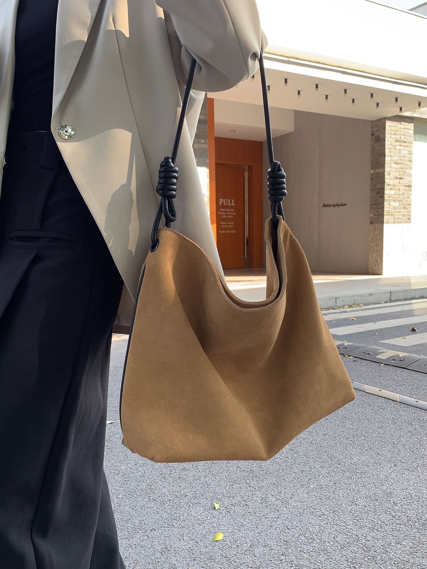 Handmade Soft Leather Tote Bag for Women