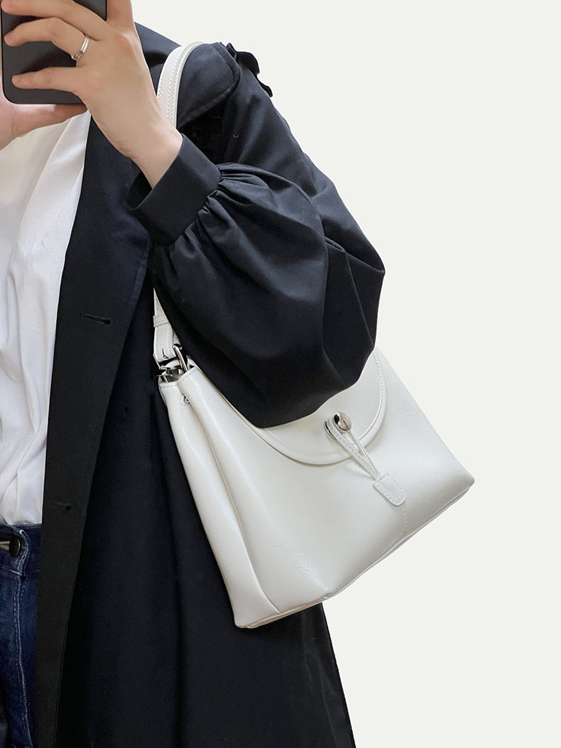 Luxury Leather Ladies Handbag Shoulder Bag Crossbody Bag Commuter Bag Woyaza