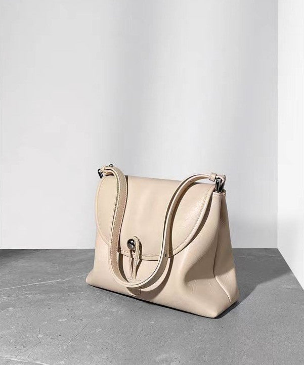 Versatile Leather Ladies Handbag Shoulder Bag Crossbody Bag Commuter Bag Woyaza