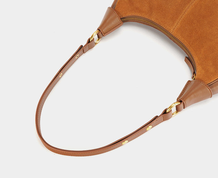 Ethical Italian Leather Slouchy Crescent Hobo woyaza