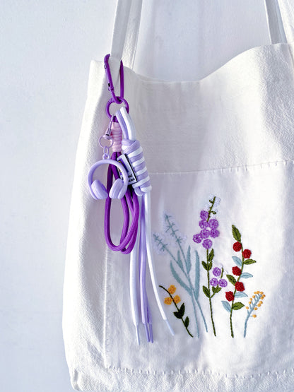 cotton linen tote with unique floral embroidery chosen as a personal gift