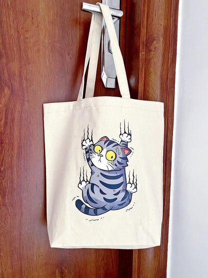 Durable soft canvas bag with handcrafted design