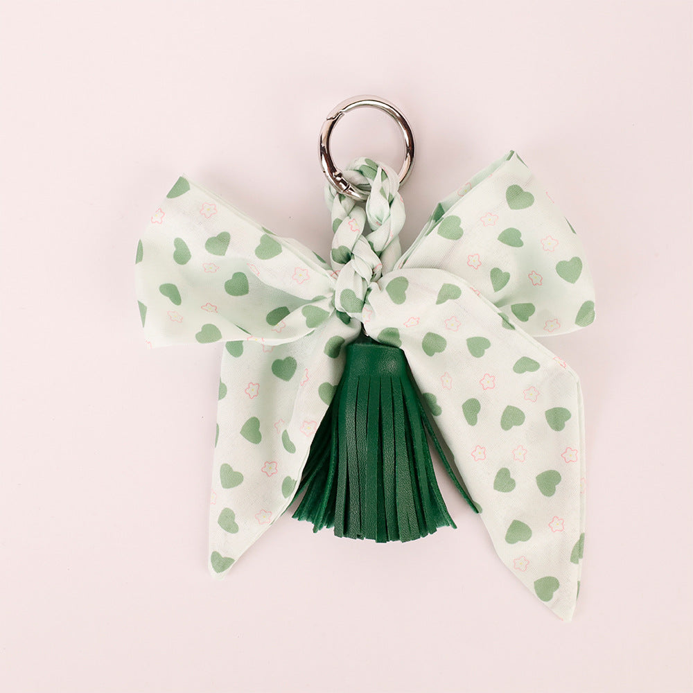 Scarf bow pendant for bag decoration