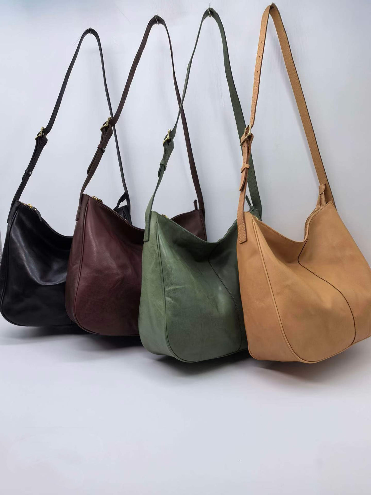 Women's shoulder purse styled for a weekend visit to an art gallery