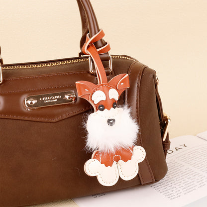 Schnauzer dog bag accessory for holiday gifting and everyday use