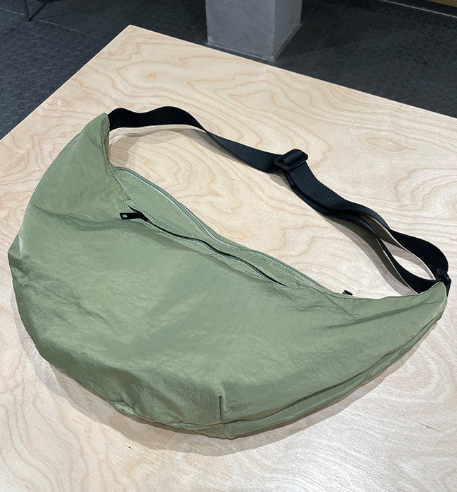 Double pocket casual chest bag for keys and phone organizer