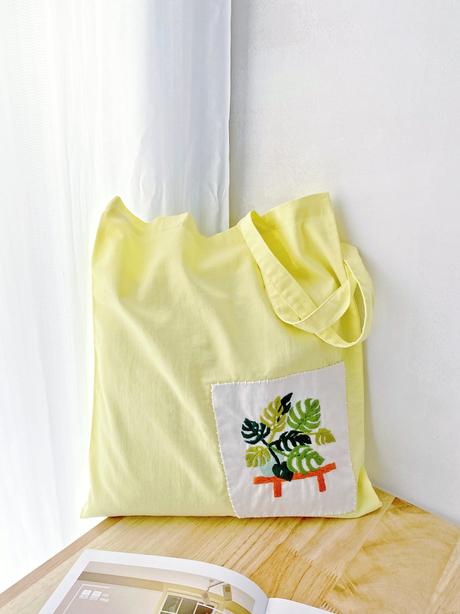 A thoughtful Birthday gift idea: unique embroidered cotton bag