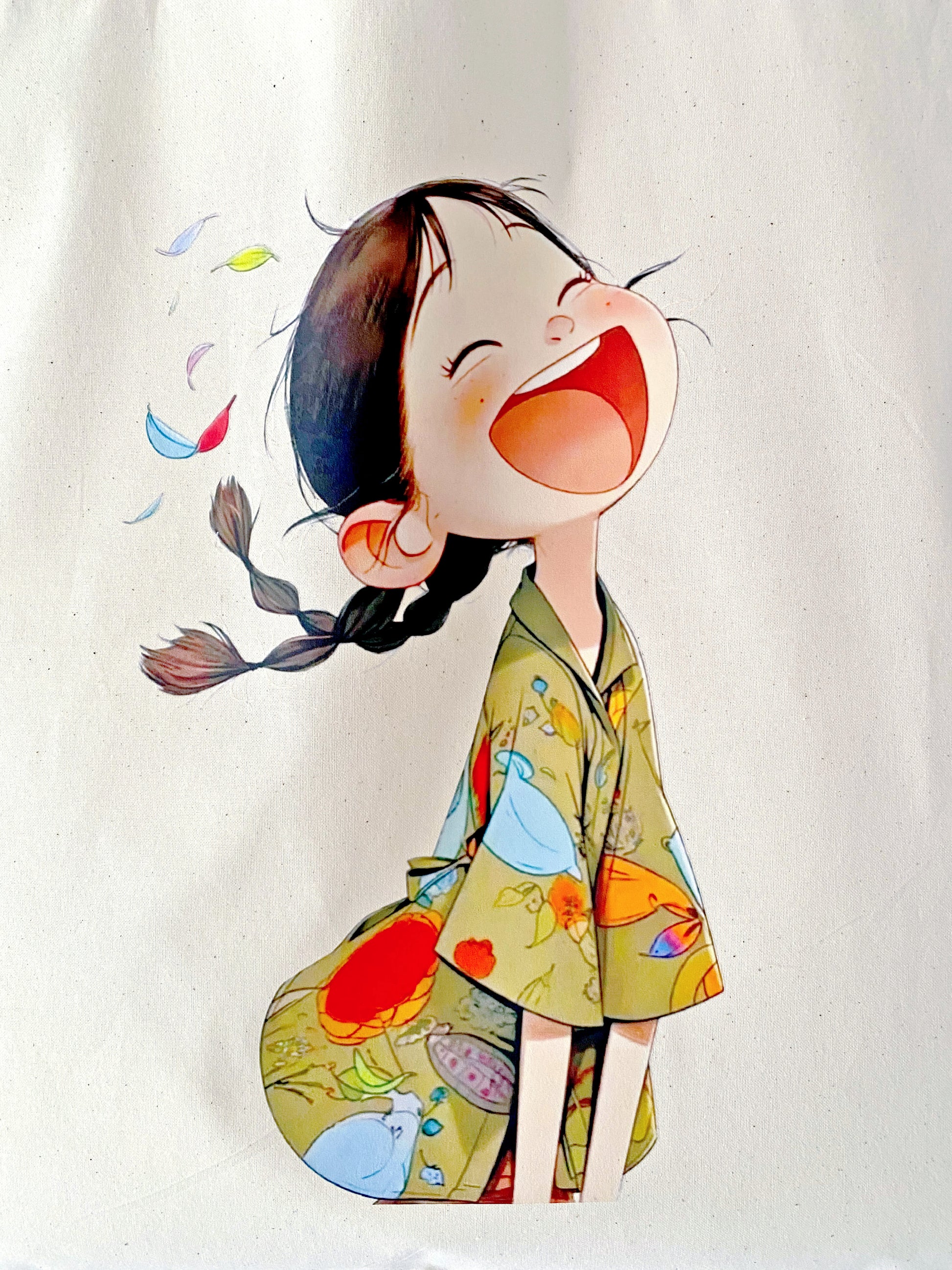 casual cotton shoulder bag for students and creative professionals