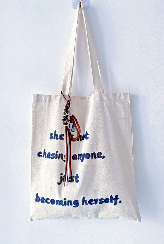 The perfect companion bag for a digital detox weekend, carrying only the essentials.