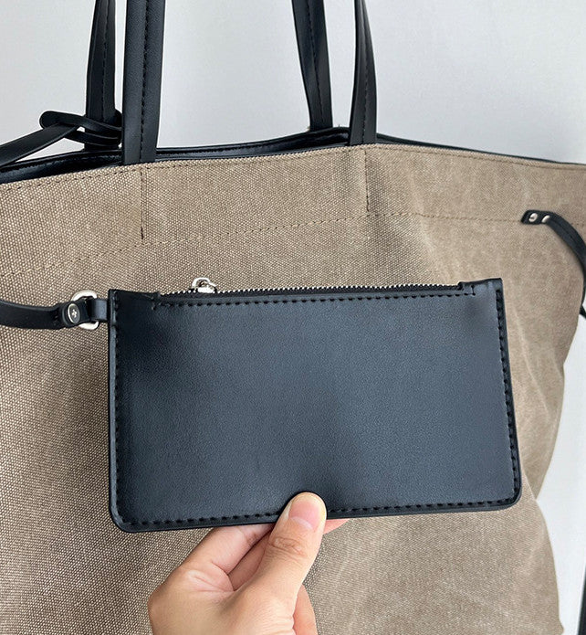 Spacious tote for groceries and personal essentials
