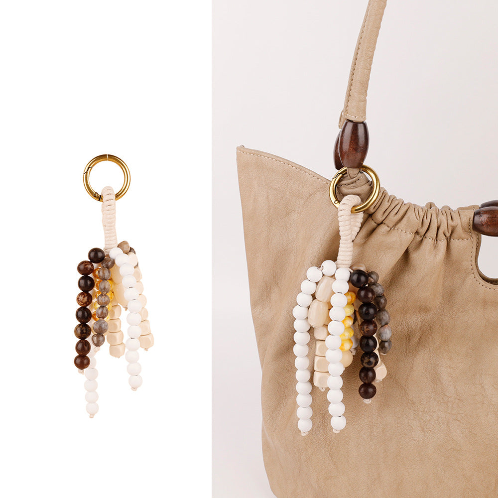 Natural Fruit Shell Rattle Charm