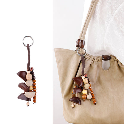 Natural Fruit Shell Rattle Charm