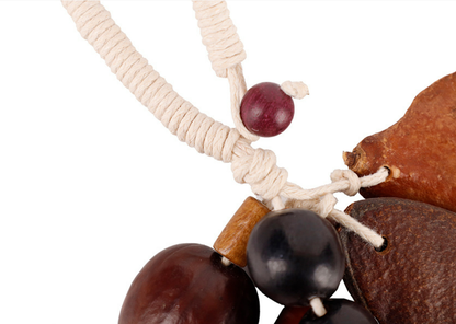 Small fruit shell hanging accessory for handbags