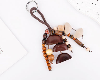 Natural Fruit Shell Rattle Charm