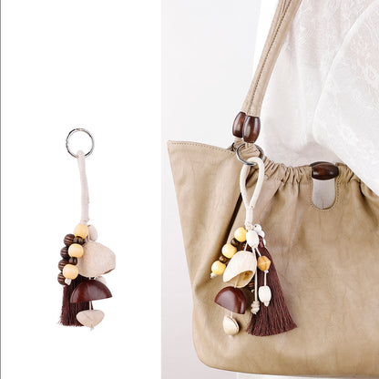 Natural Fruit Shell Rattle Charm