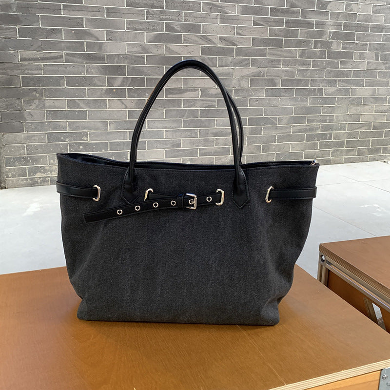 Canvas tote bag set with inner pouch for better storage