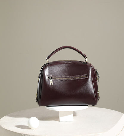 Sleek Leather Crossbody Bag Woyaza