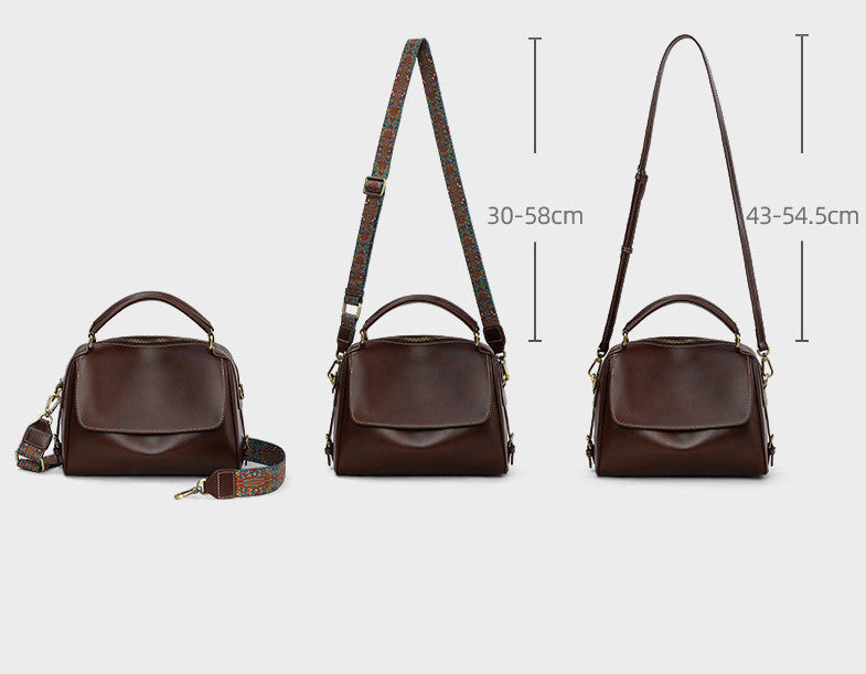 Contemporary Leather Handbag Woyaza