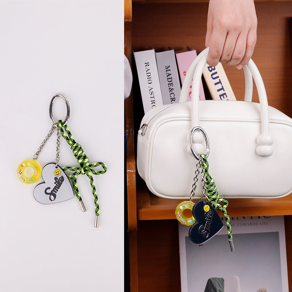 Handmade sporty charm for keys, bags and backpacks