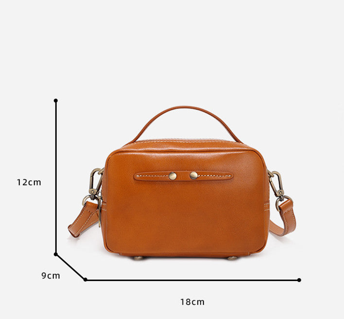 Fashionable Leather Crossbody Bag for Women - woyaza