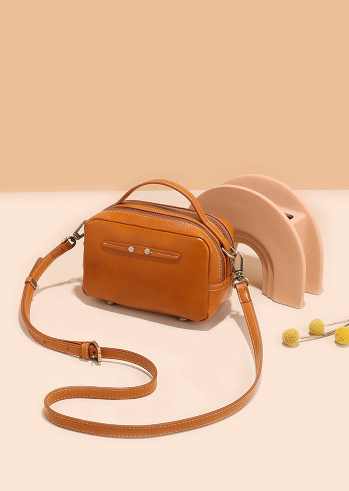 Exquisite Genuine Leather Tote Handbag for Ladies - woyaza