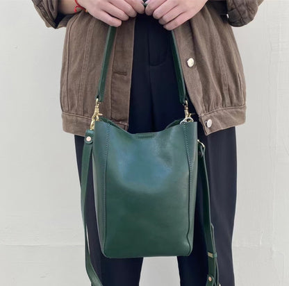 Best Women's Vintage Leather Bucket Bag for Everyday Use