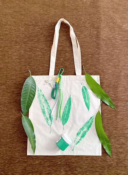 A cotton bag that feels personal enough to be a family heirloom.