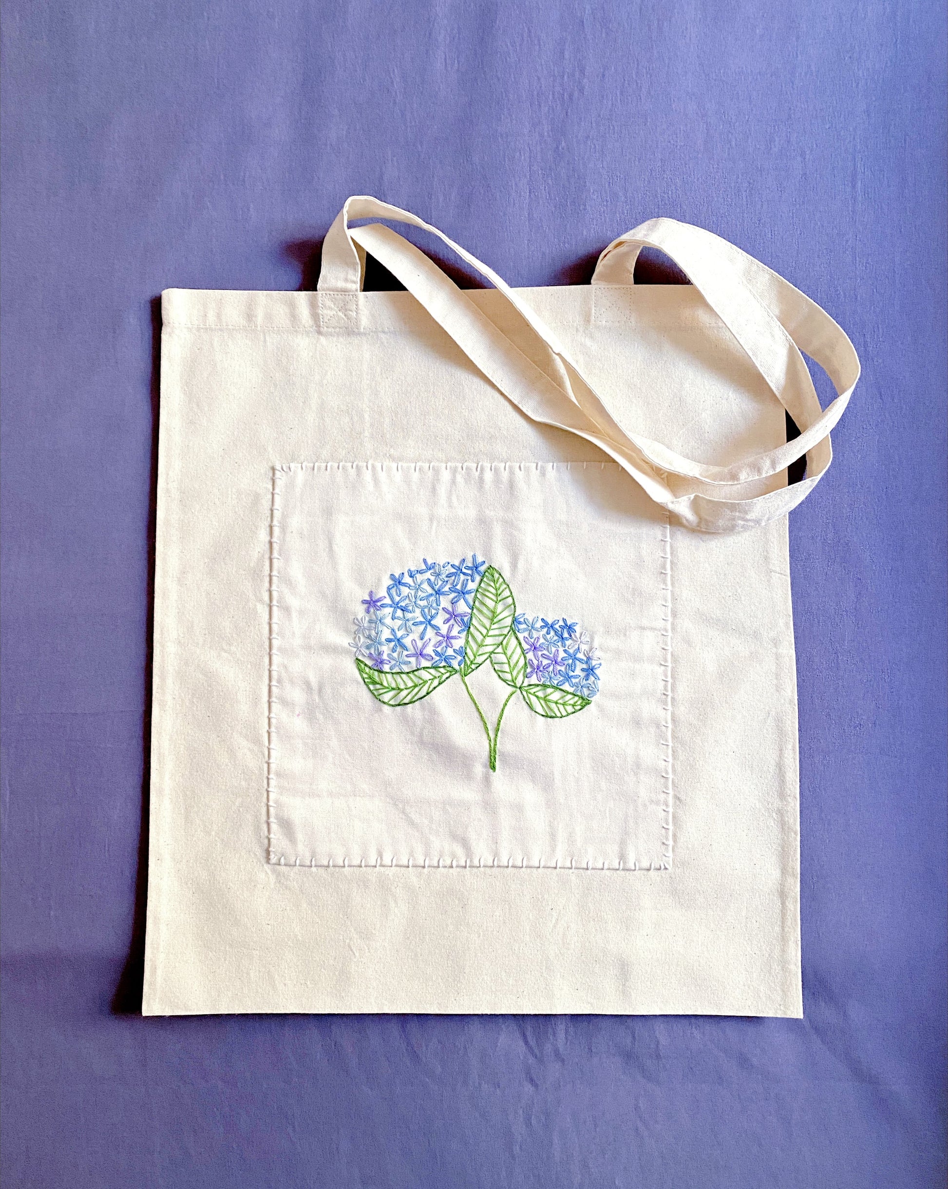 Why choose mass-produced when this sustainable tote offers unique hand-embroidered wildflowers that start conversations everywhere?