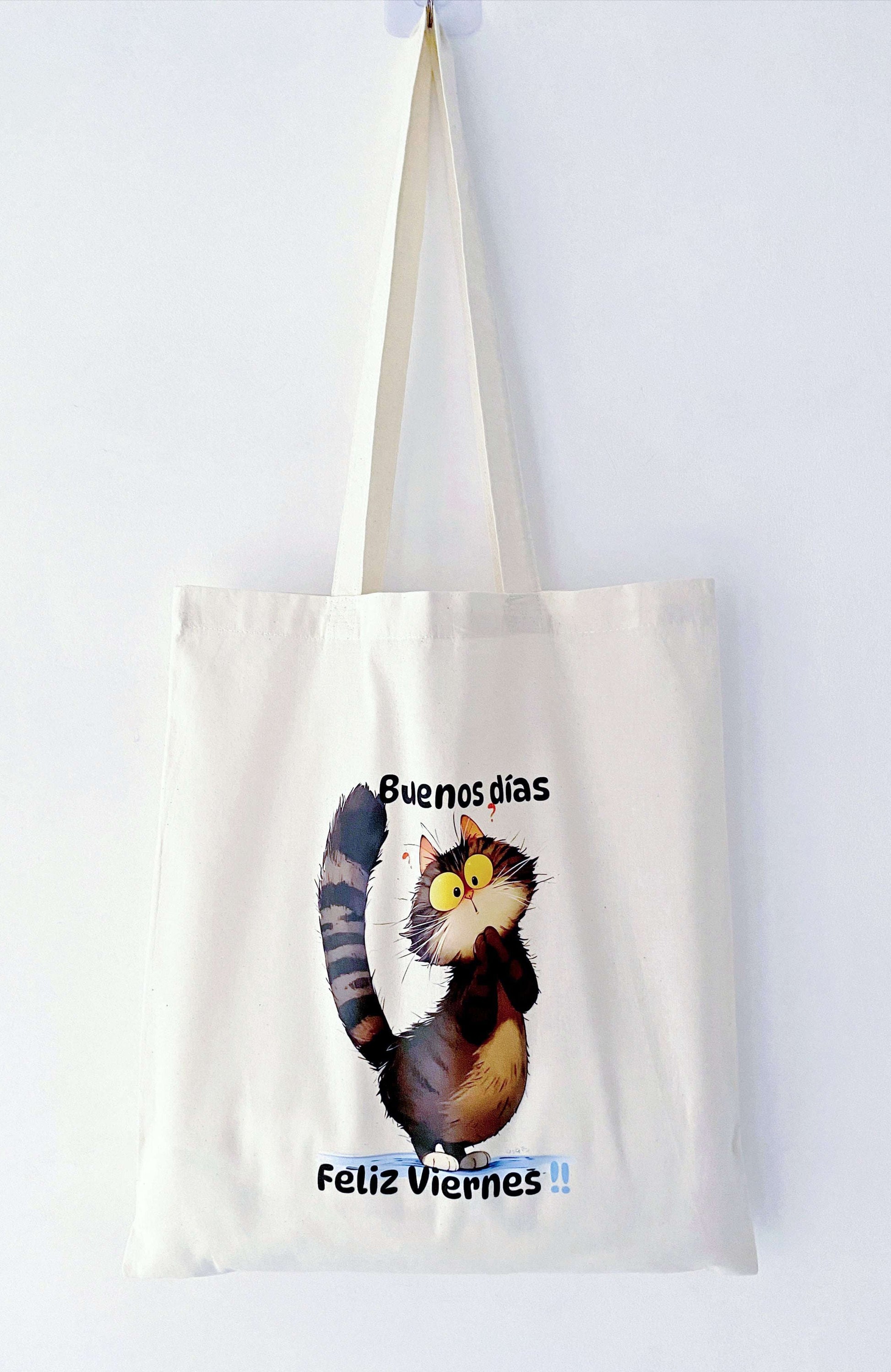 Soft natural cotton tote for sensory-sensitive skin, featuring a smooth, hand-pressed ink design without stiffness.