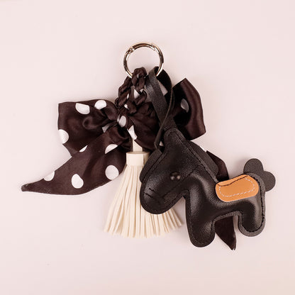 Playful polka dot charm for everyday bags