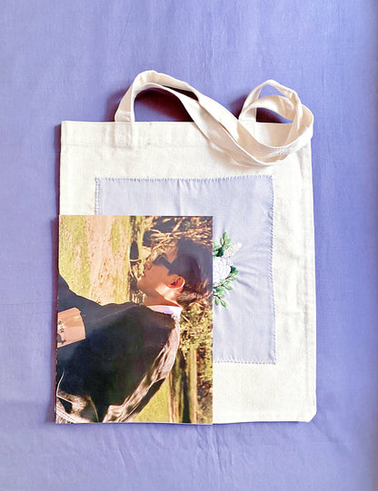 Not just a tote, but a conversation starter at the local library about the revival of hand-embroidery and plastic-free living.