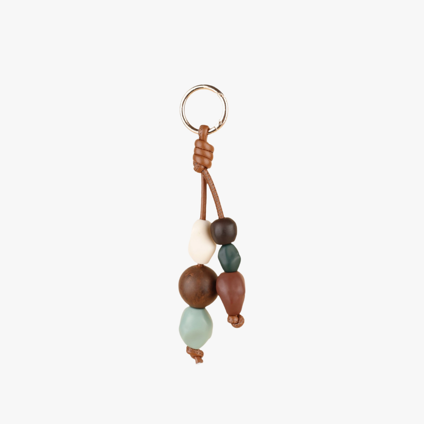 Artisan beaded accessory for decorating a shoulder bag