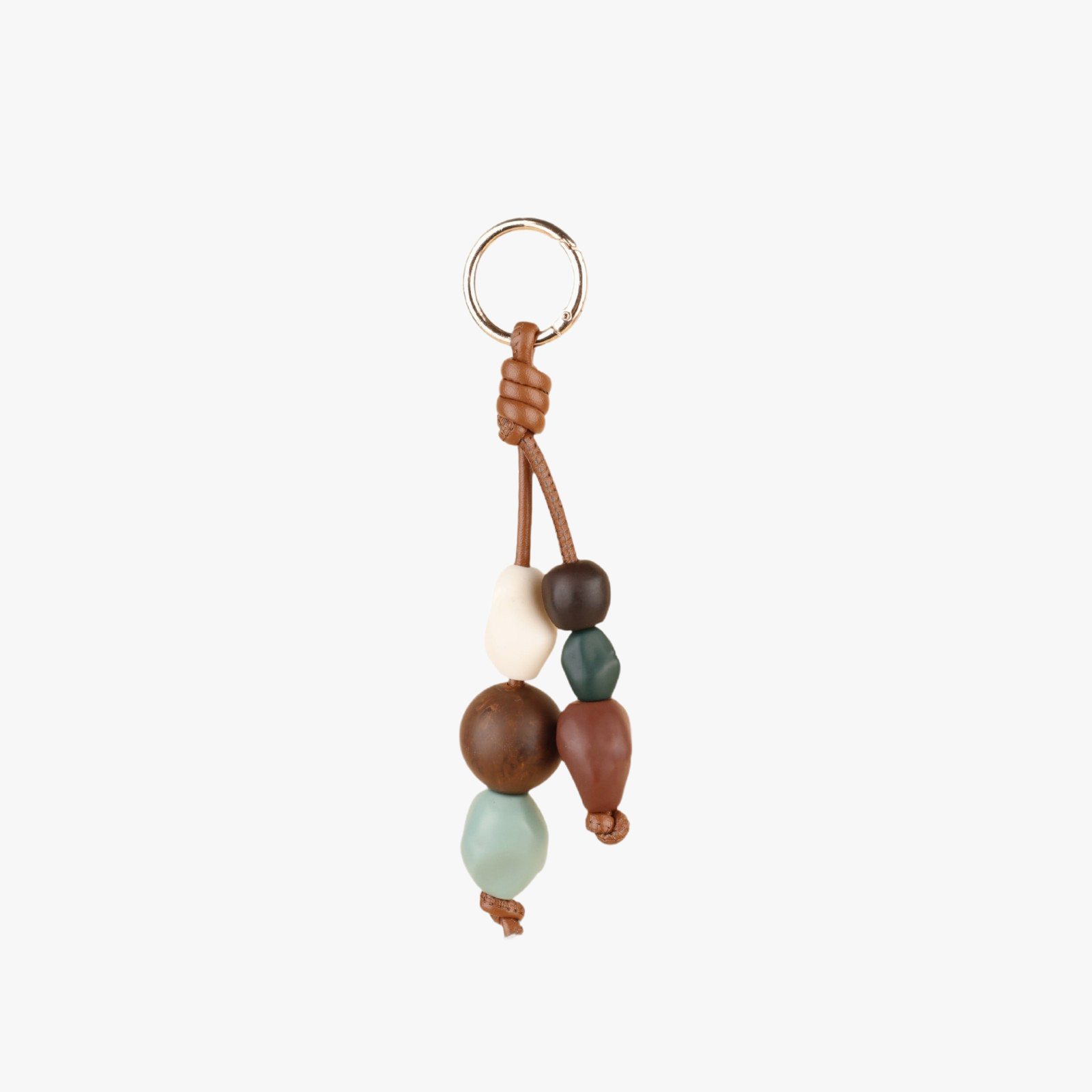 Artisan beaded accessory for decorating a shoulder bag
