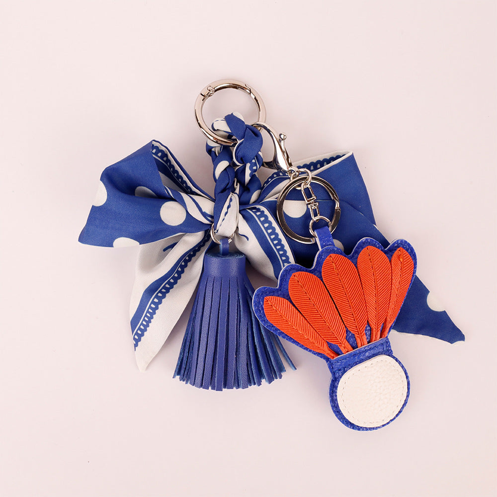 Scarf bow bag accessory for a simple style update