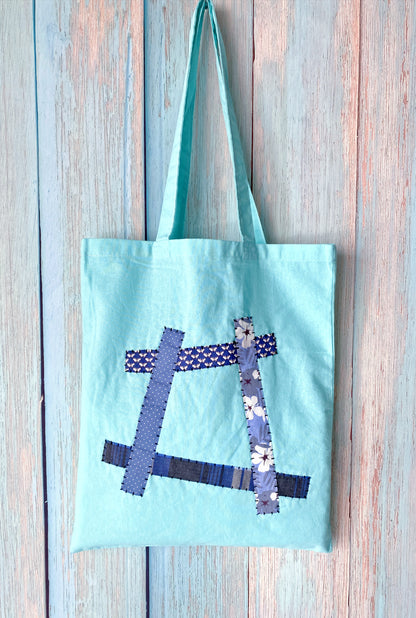 reusable fabric bag for conscious everyday use in city life