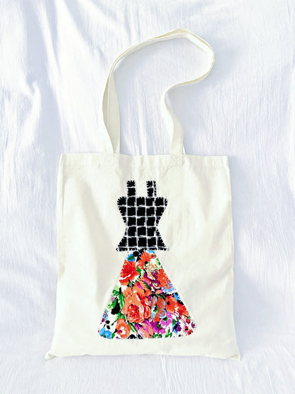Timeless creative tote, unique wedding gift for minimalist style.