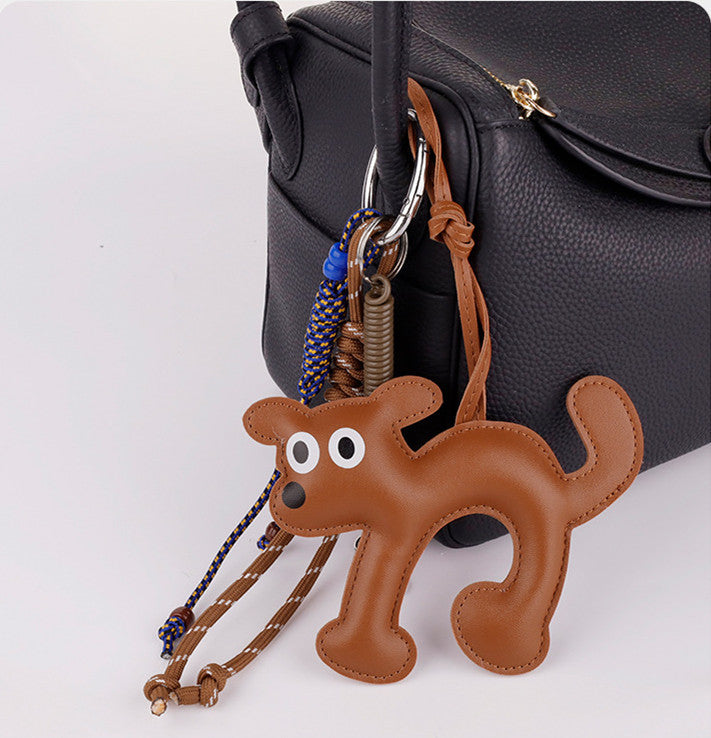 Woven cord puppy charm for daily carry