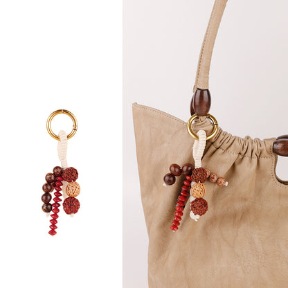 Natural Fruit Shell Rattle Charm