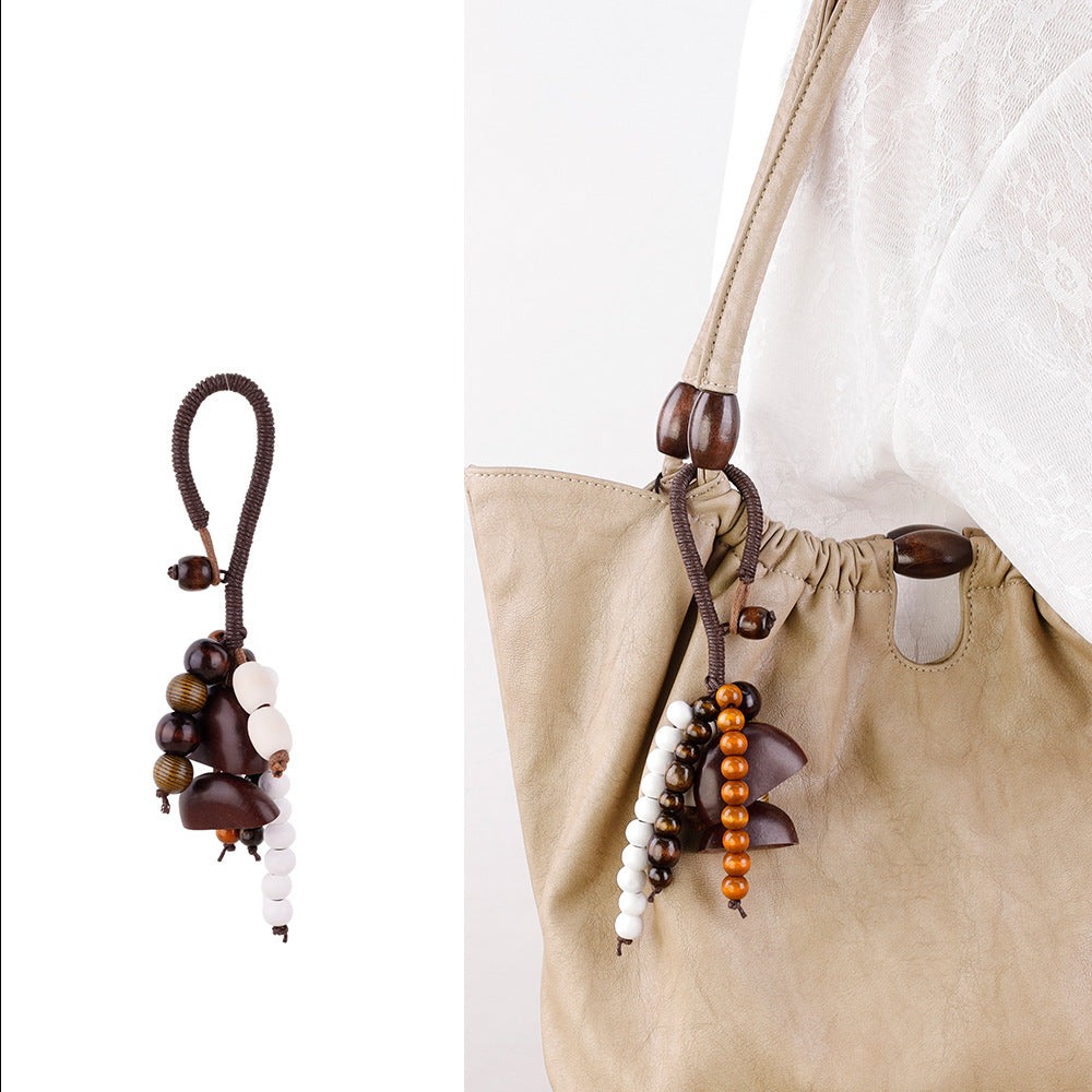 Natural Fruit Shell Rattle Charm