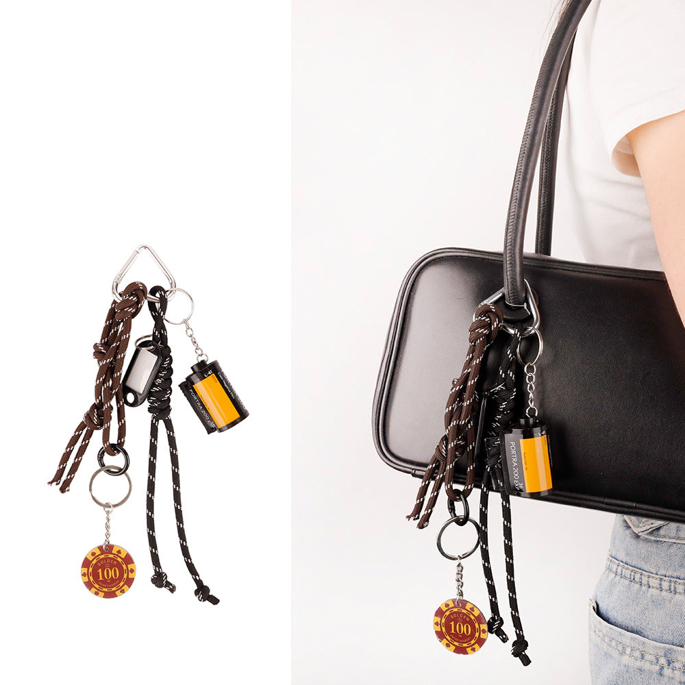 Small accessory that adds a sporty touch to a backpack