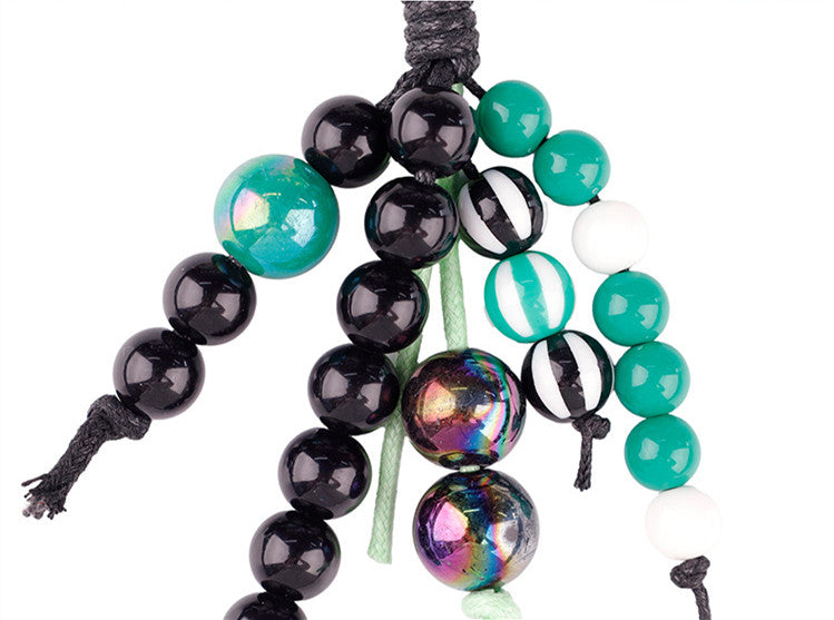 Unique natural stone charm for handbags and personal accessories