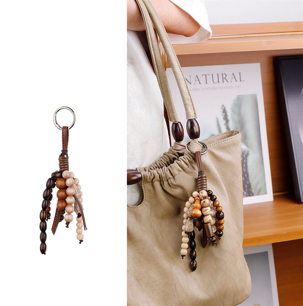 Characterful hanging charm for handbags and backpacks